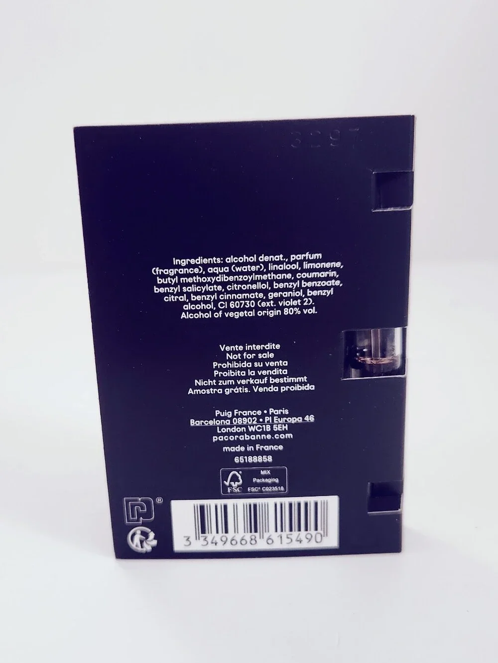 ⭐4/$15 Paco Rabanne Invictus Victory Elixir